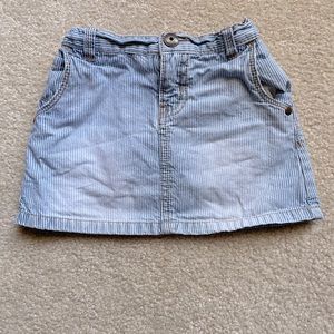 Oshkosh B’gosh Stripped Jean Skirt with undershorts